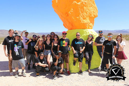Traveling Group at Rocks