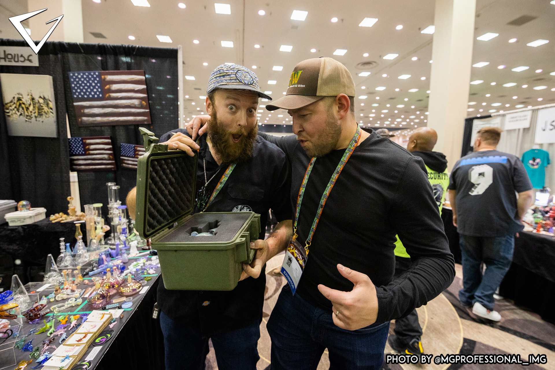 Two Artists on Show Floor