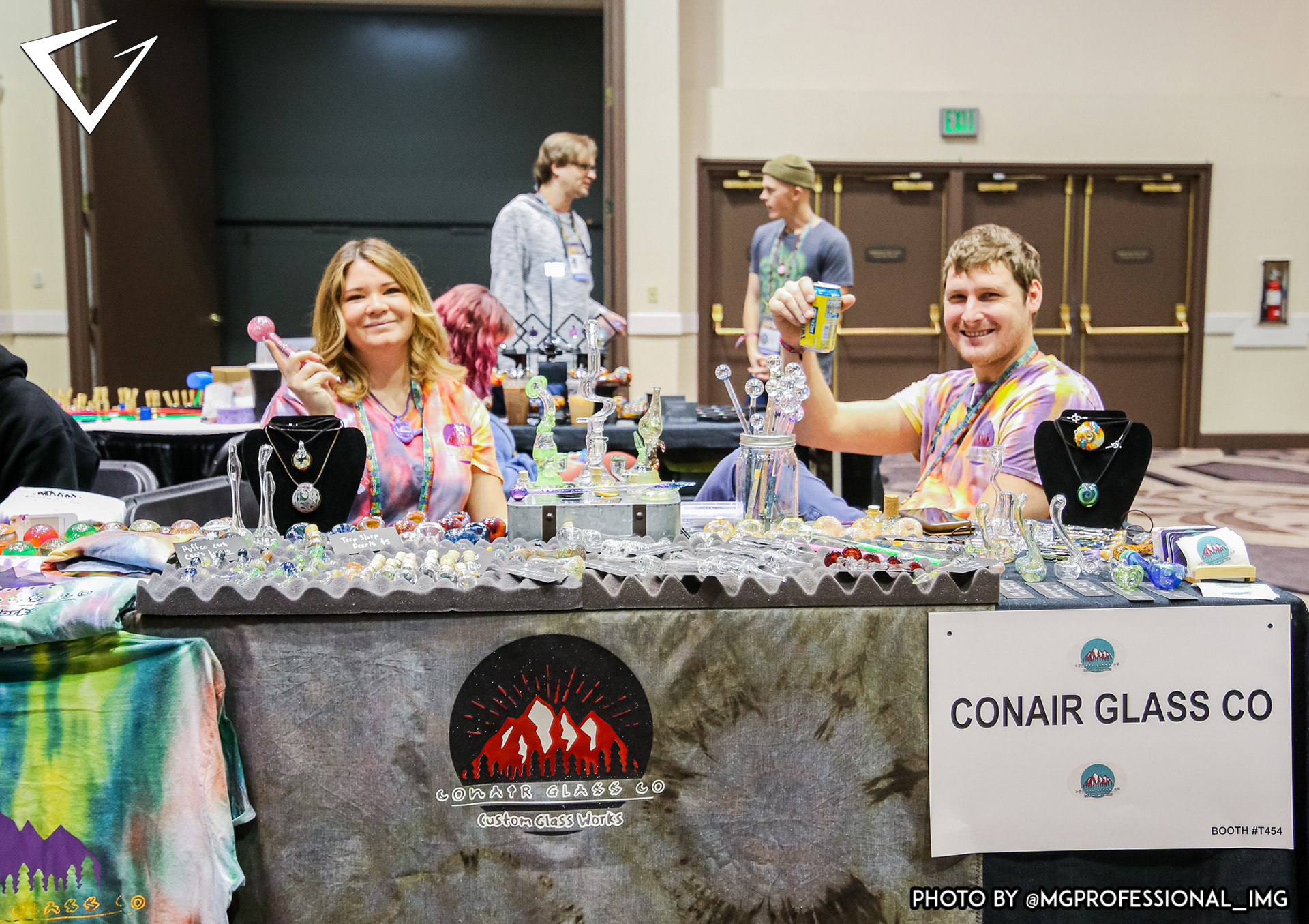 Artists at Booth on Show Floor